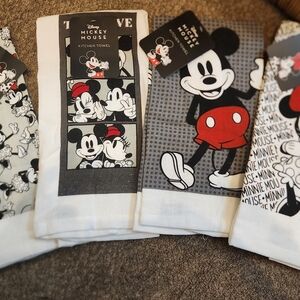 Disney Minnie Mouse & Mickey Mouse Kitchen Towels (Set of 4)